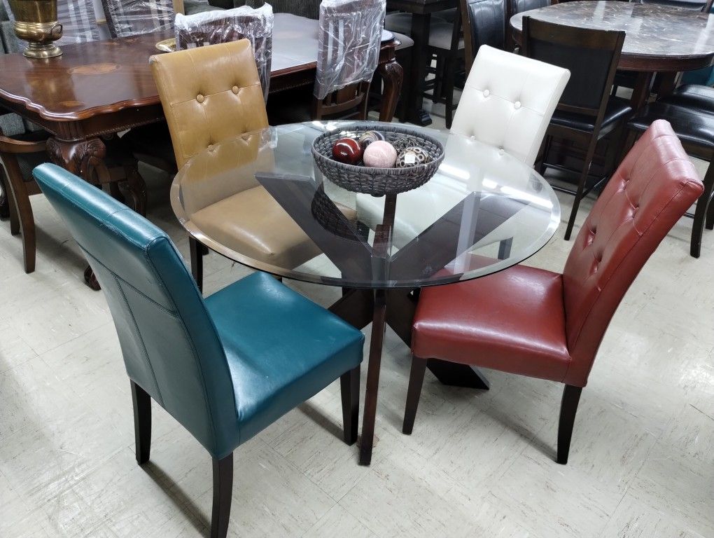 Nice Multi Color Dining Table Set
