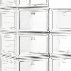 Clear Plastic Display Cases (Shoes Not Included)