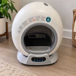 Automatic self cleaning litter box
