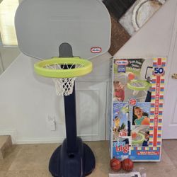 New Little Tikes Adjustable Pro Basketball Set