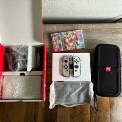 Nintendo Switch With Game And Accessories 