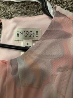 Ankle length floral dress