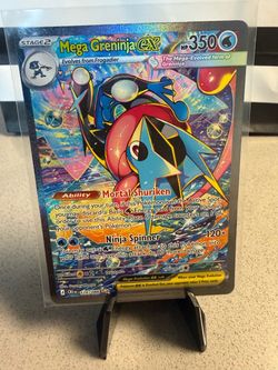 Mega Greninja EX 116/086 Chaos Rising SIR Full Art Holo Pokémon Card