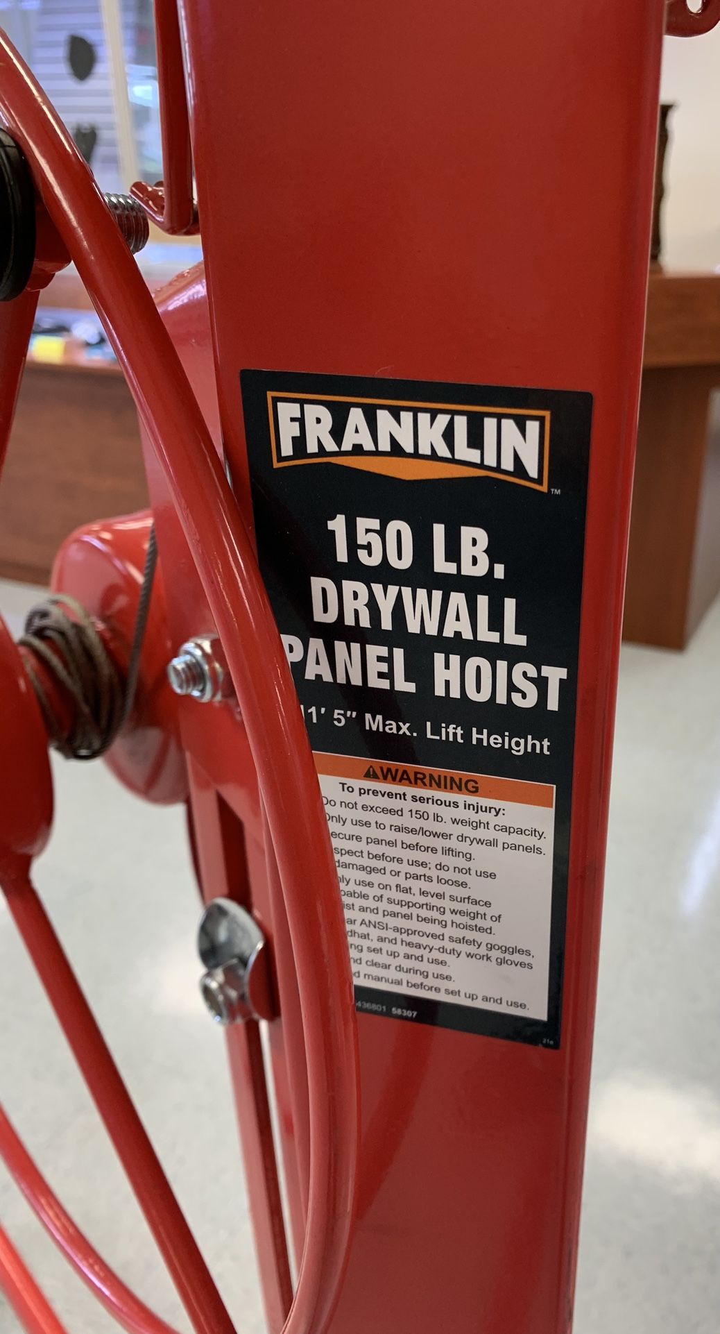 Franklin Drywall Hoist 20325 for Sale in Glendale, AZ OfferUp