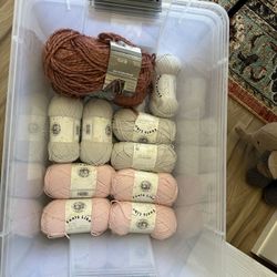 Yarn Lot - Lion Brand and Red Heart Hygge