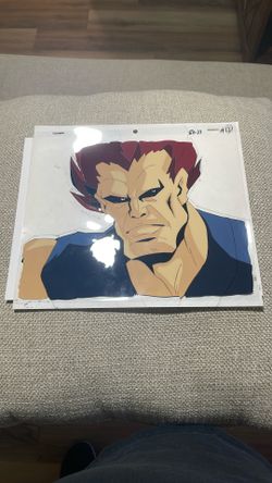 Street Fighter Animation Cels