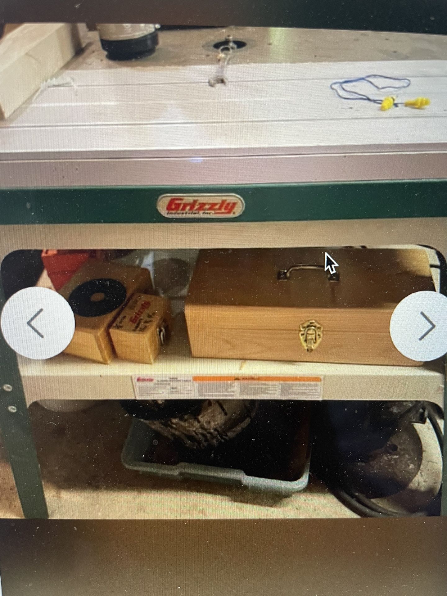 Grizzly G0528 sliding router table