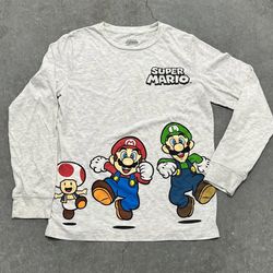 Super Mario Kids Long Sleeve T Shirt