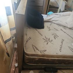 Bed With Frame And Mattress 