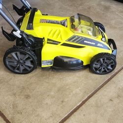 Cordless electric lawnmower lawn mower