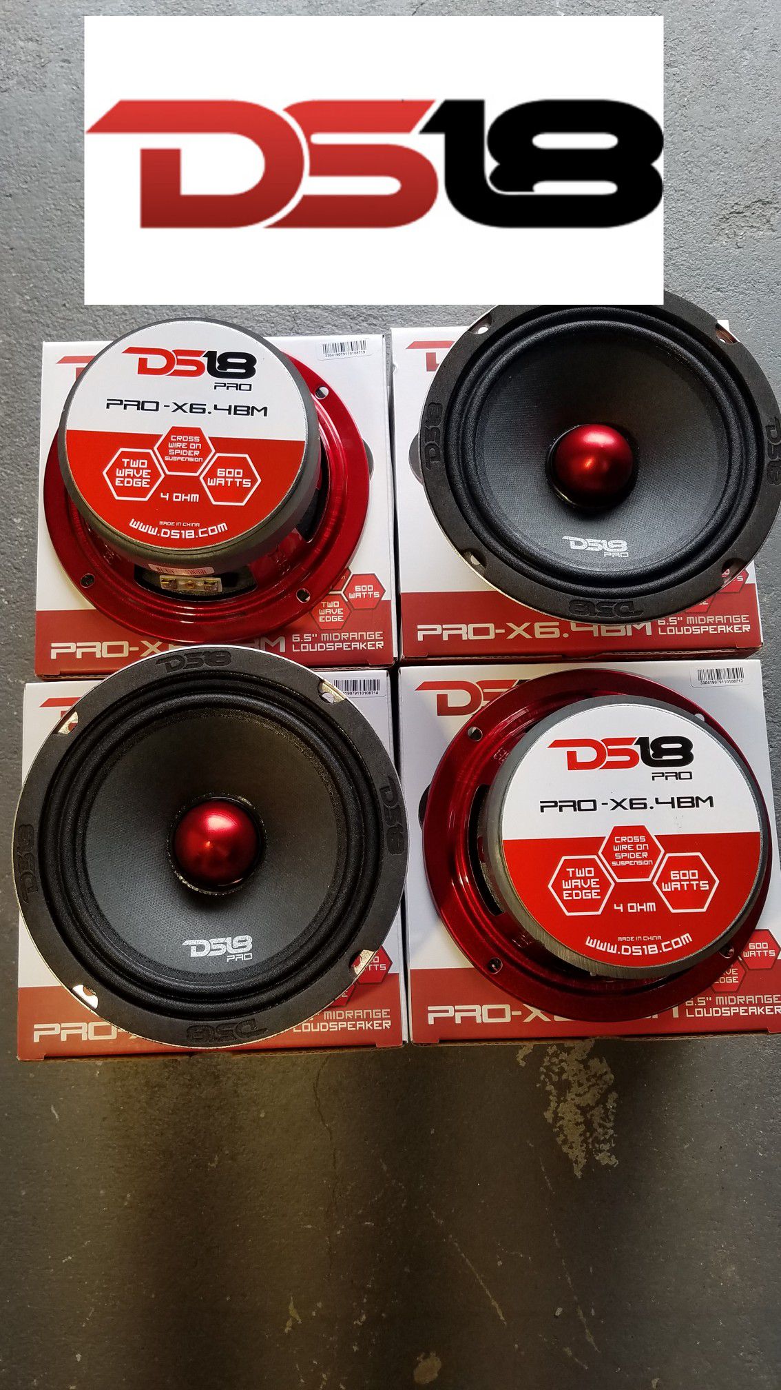 Ds18 Pro Audio 600w Loud Voice speakers $29 each(1)/Bosina fuerte y Clara para la voz 600w $29 Cada una(1)
