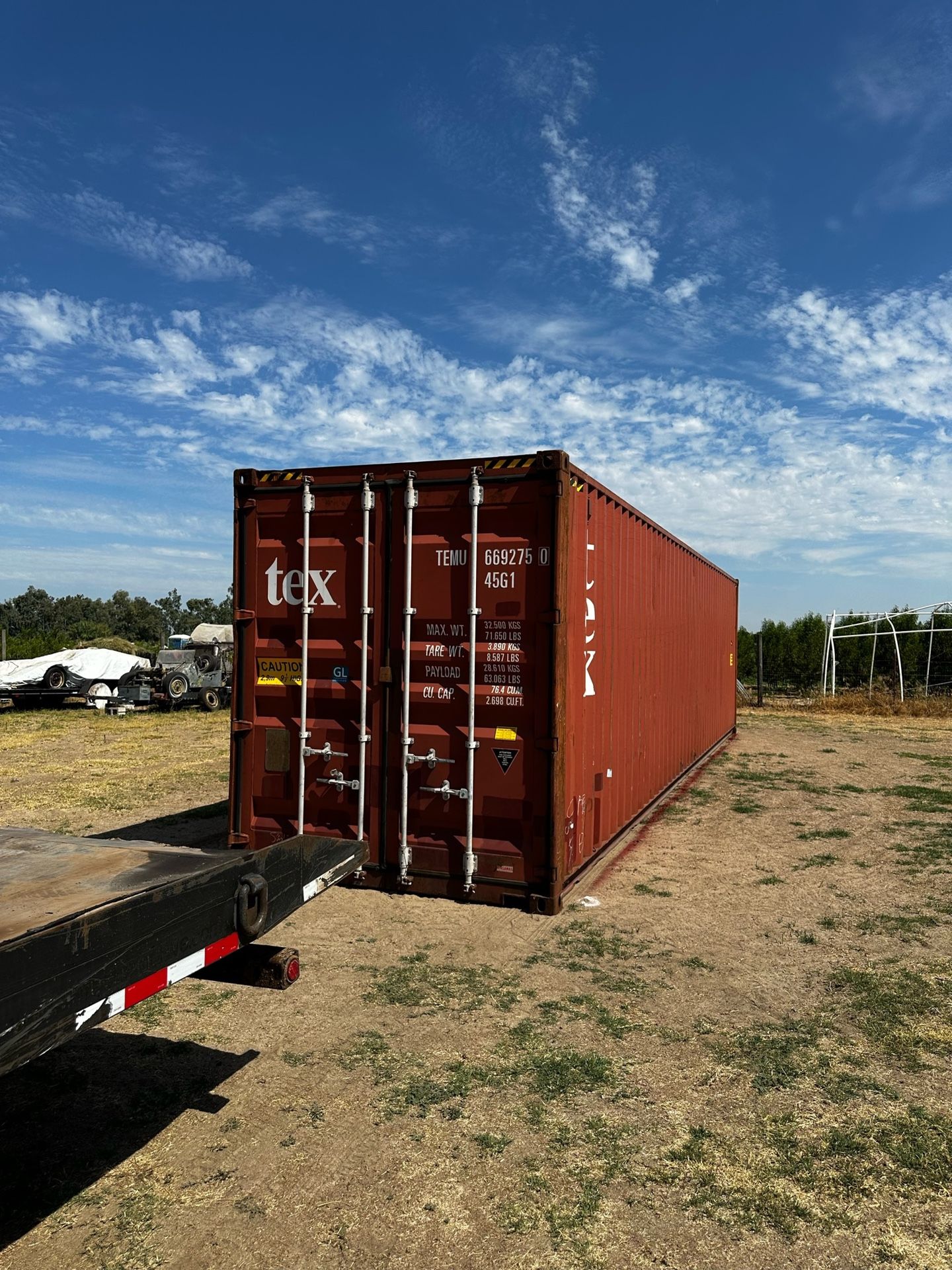 Used 40’HC Steel Storage Container