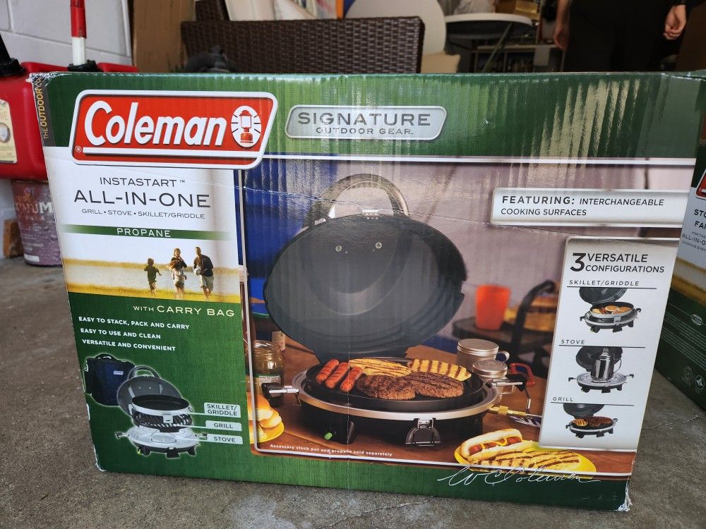 Coleman Propane 4 In 1 Grill, Stove, Skillet, Griddle