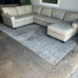 Beige U Shape sectional - free delivery