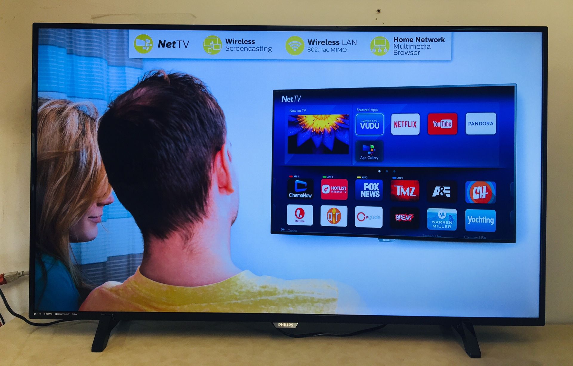 PHILIPS 55PFL5602/F7 55” Class 4K Ultra HD Smart LED TV 2160p 60Hz (FIRM On PRICE)