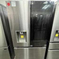 NOW ONLY $1599! LG Standard Depth MAX French Door Fridge w Door in Door 
