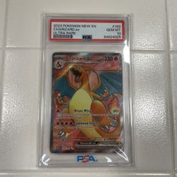 2023 POKEMON MEW EN-151 ULTRA RARE #183 CHARIZARD EX PSA 10