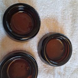 Antique anchor hocking furniture glass coasters