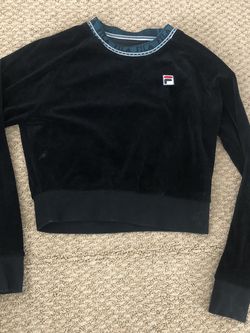 FILA Crew Neck Black Velvet