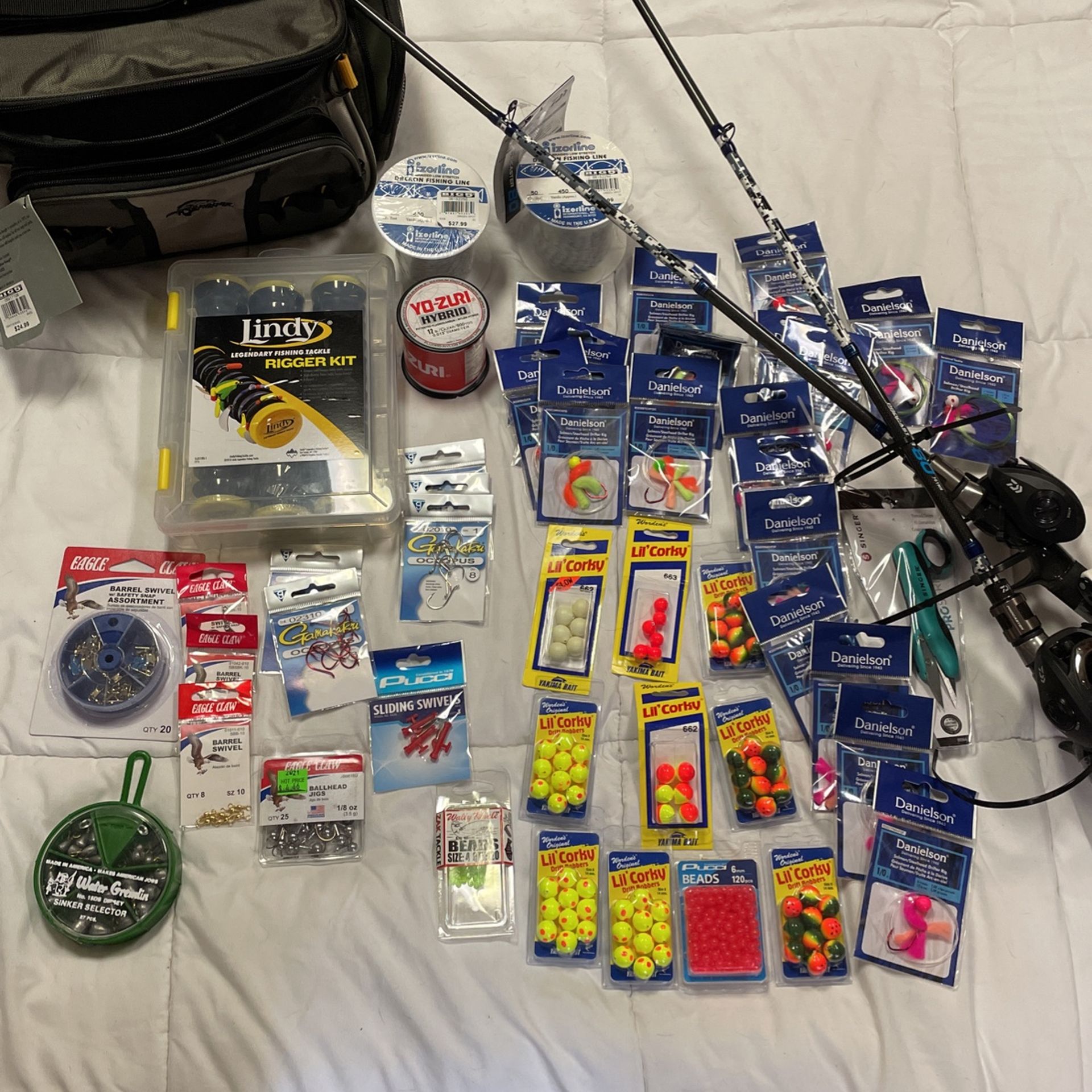 Mustad Heavy Duty Le Jigging Assist Avec Flash Vert Pêche Terminal