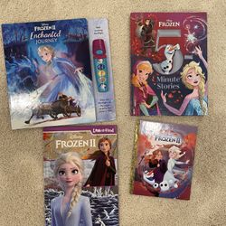 Set Of Four Frozen Books