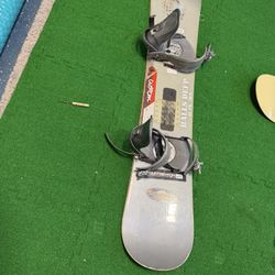 Burton Custom 77 Snowboard And Bindings