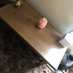 Antique Glass top Table