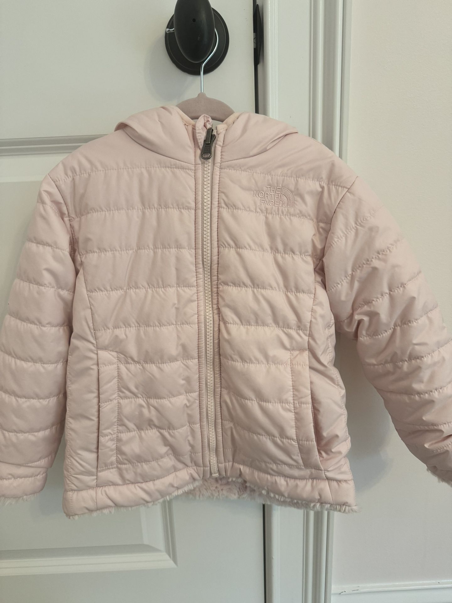 Toddler Girl 3T North face Reversible Jacket ECU