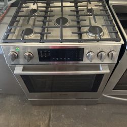 Bosch Stainless Steel Gas Stove With Oven Profesional Grade Cooking Power 