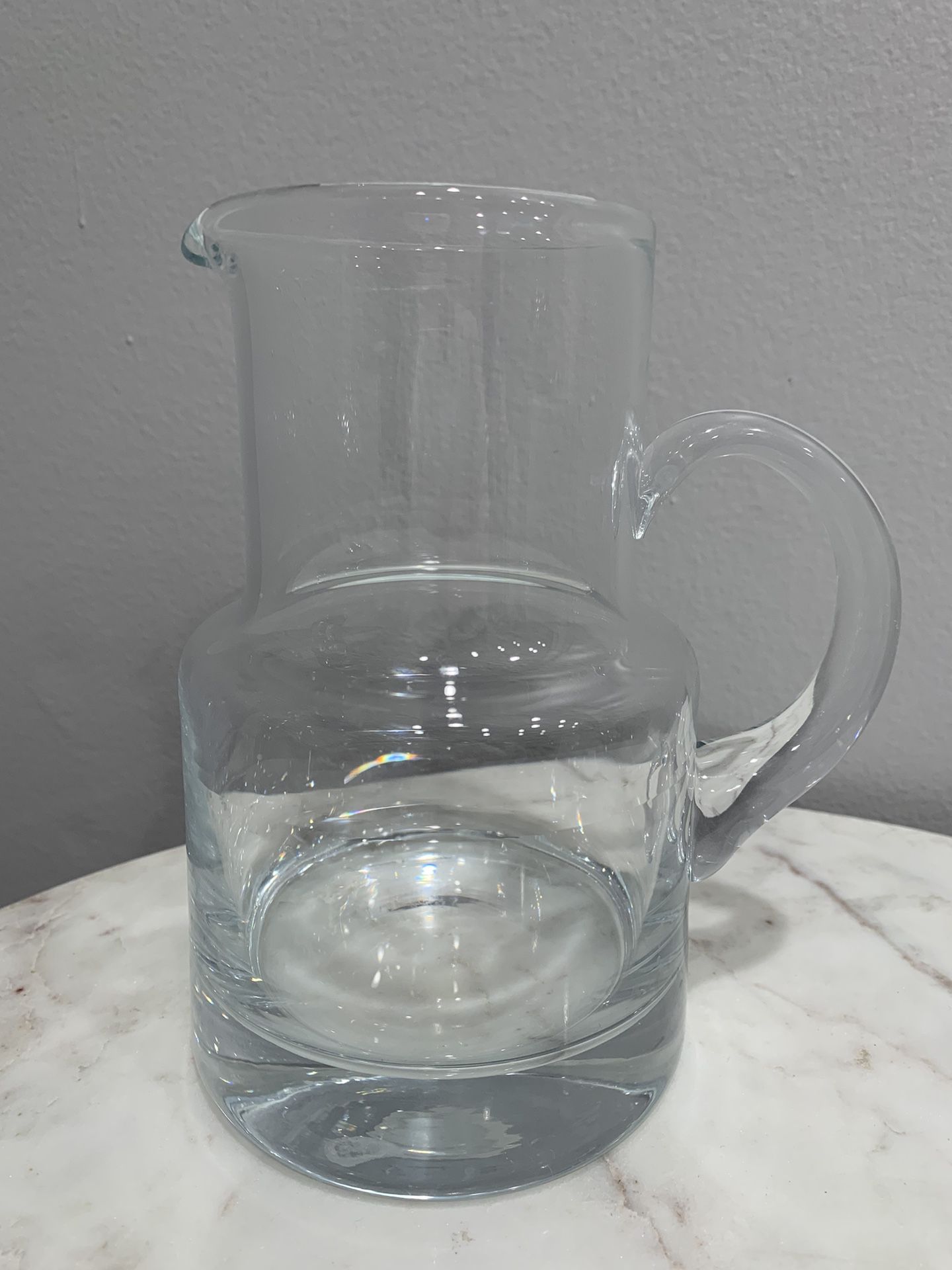 Rare Vintage Tiffany & Co. Clear Crystal Pitcher