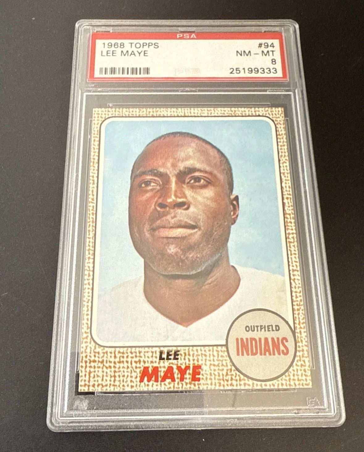 1968 Topps - Lee Maye #94 PSA 8