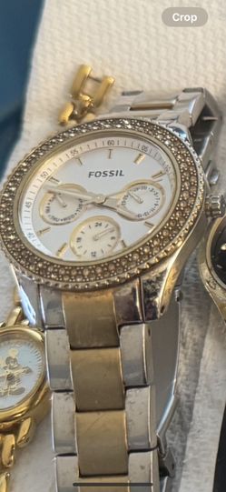 Fossil Es2944 Women's Gold Stainless Ste...