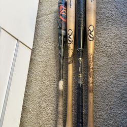 Lot Of 4 Baseball Bats Sports