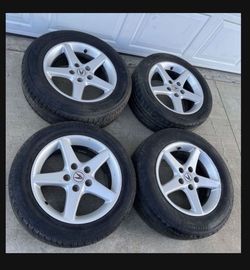 4 - 205/55r16 5x114.3 5x4.5 Stock Rsx Civic Camry Accord Corolla Wheels Rims Tires !!!!!!!!!
