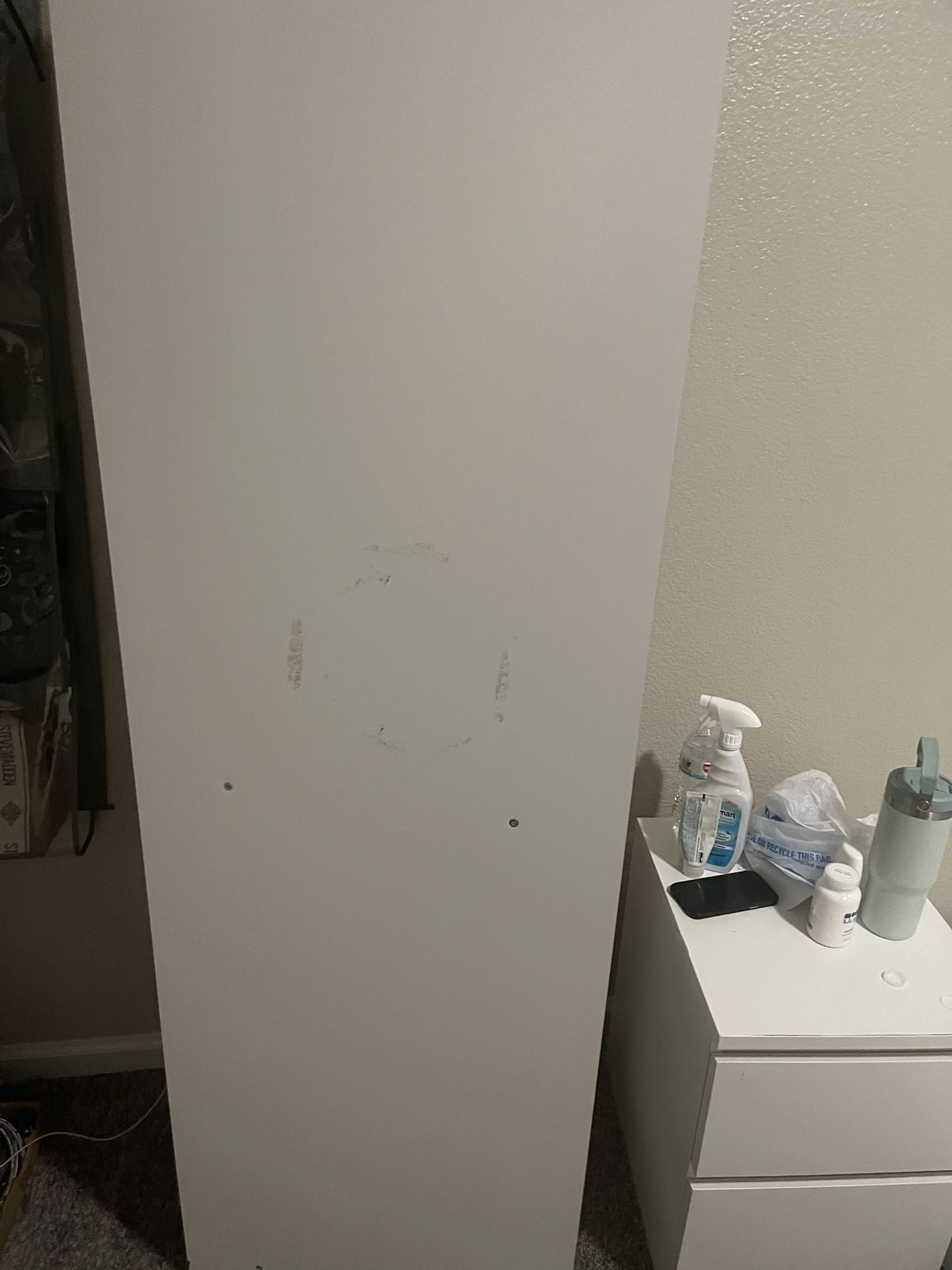 4 shelf bookcase white
