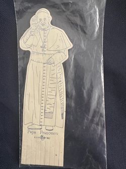 NEW Pope Francesco (Francis)leather bookmark