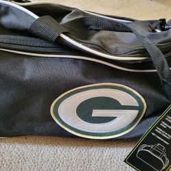 Green Bay Packer Duffle Bag and Football