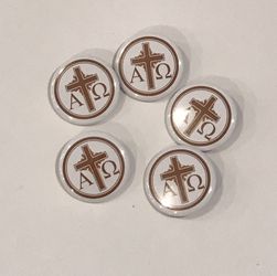 Custom made pinback buttons for church, parties, clubs school