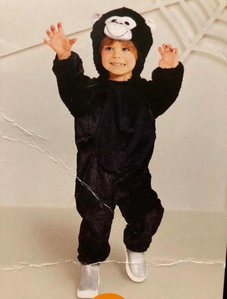 Plush Gorilla Halloween Costume Toddler