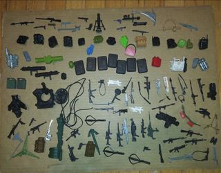Gi joe/ cobra weapons/ backpacks / accessories