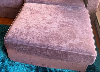 Authentic Lovesac Purple Ottoman
