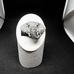 Sterling Silver Elephant Ring
