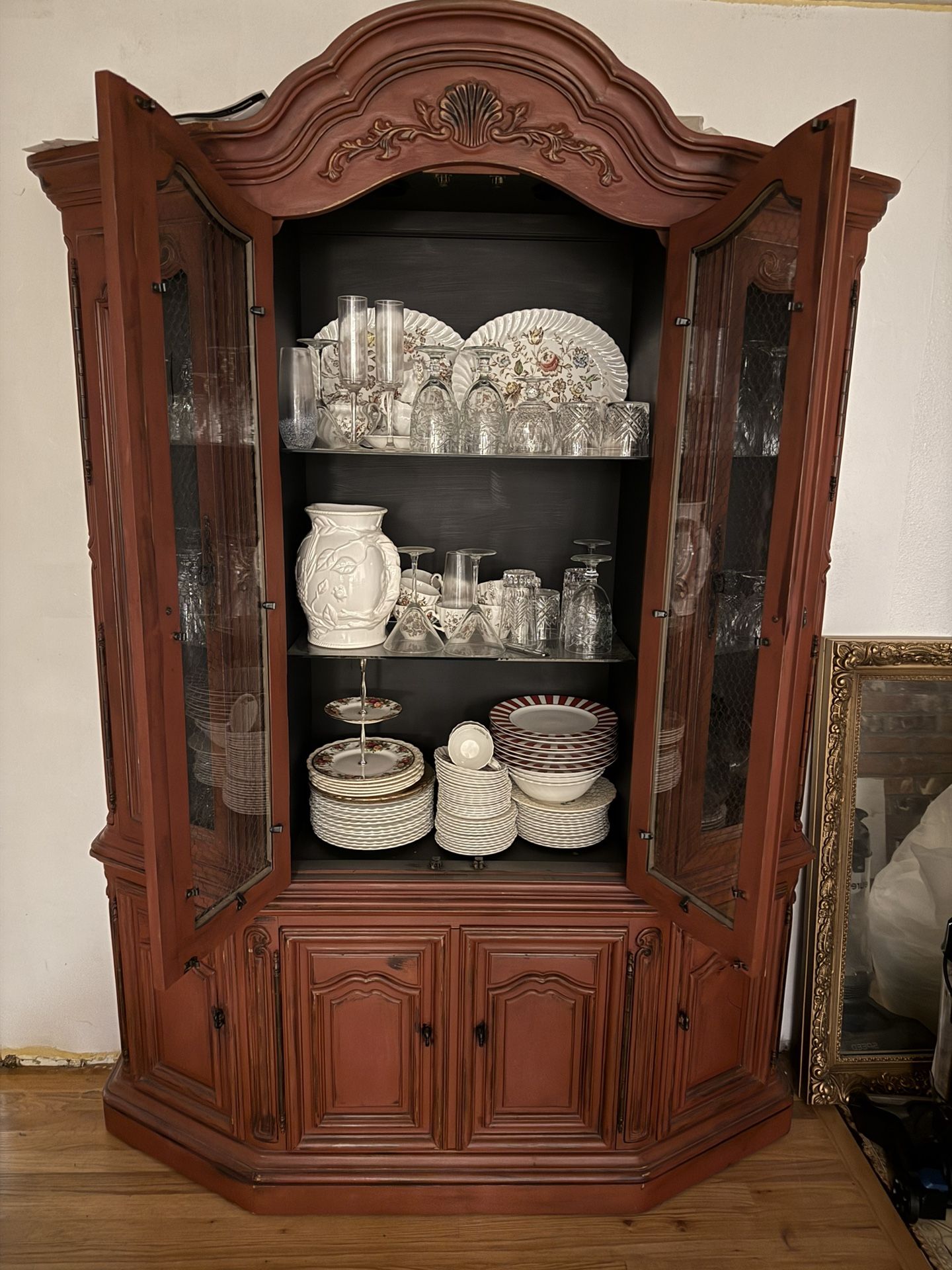 Shabby Chic China Cabinet