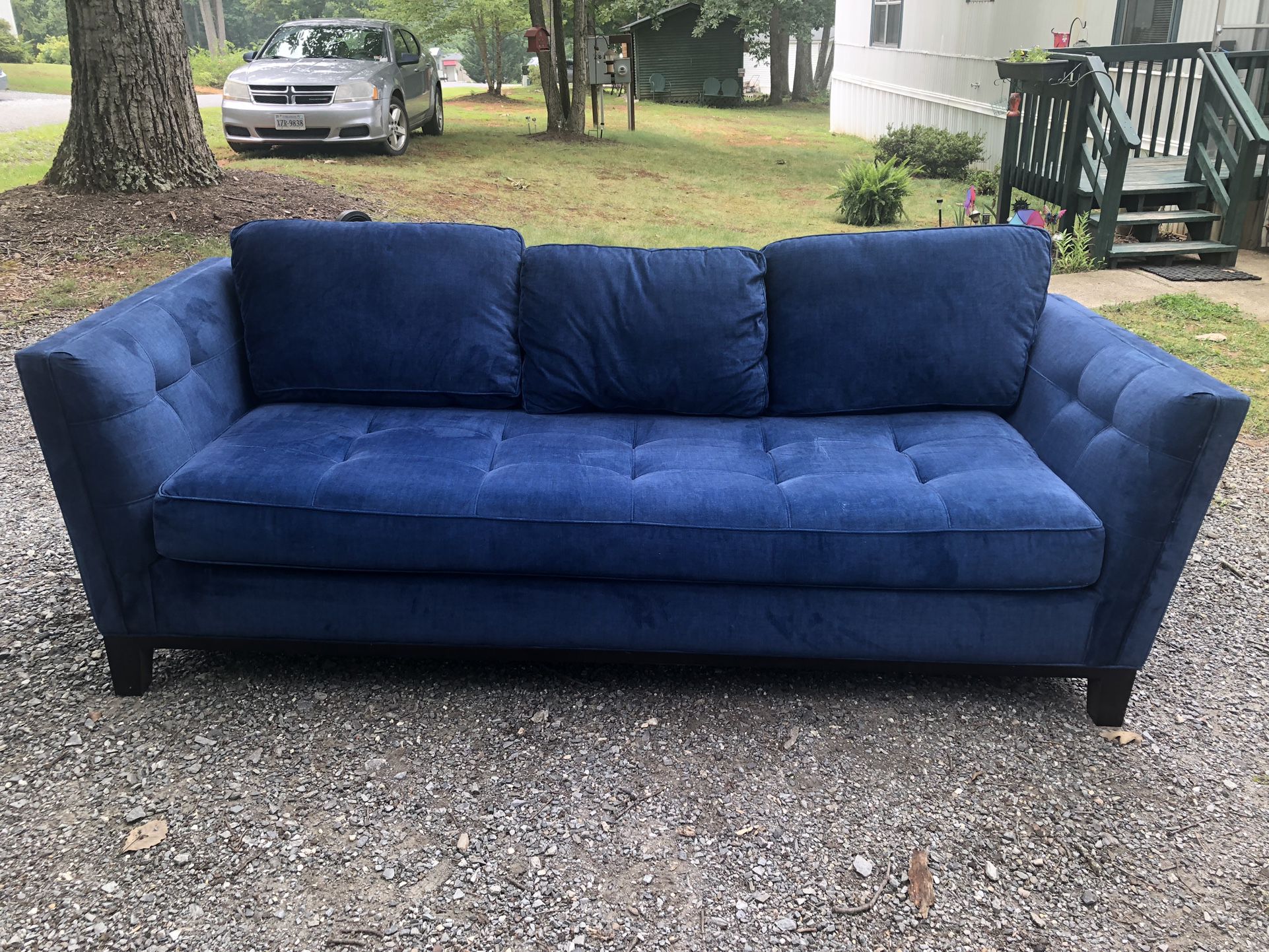 Beautiful Blue Cindy Crawford Sofa From Rooms To Go