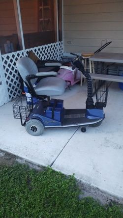 Rascal 245 Blue Scooter