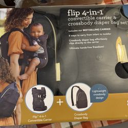 Infantino Flip 4 In 1 Carrier & Diaper Set