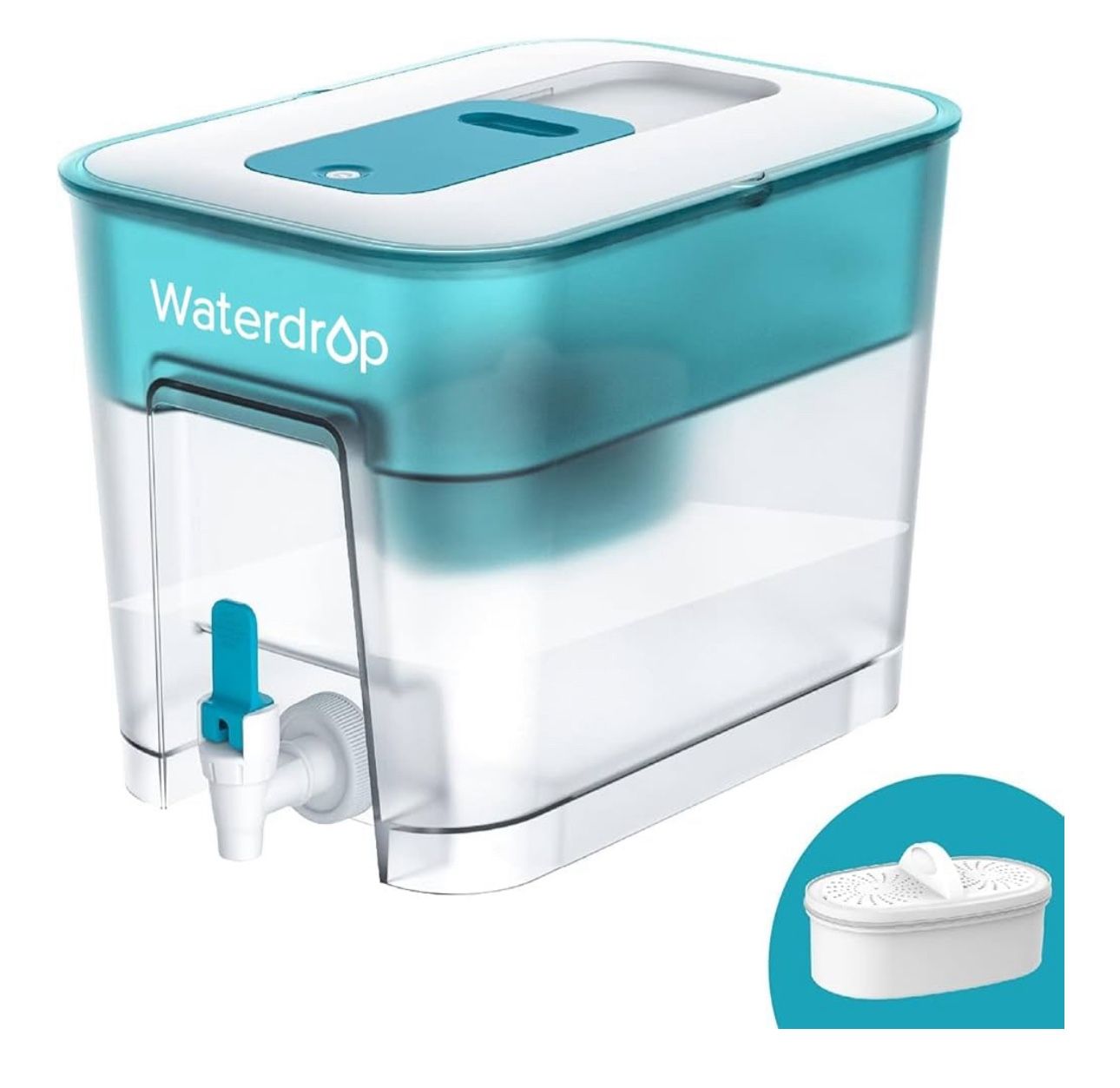 Waterdrop Water Filter Dispenser with easy-pour spout.