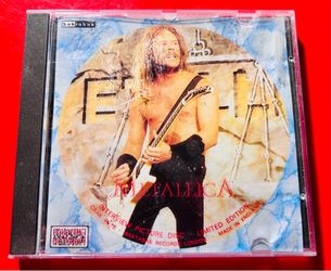 Metallica interview picture disc Limited edition cd