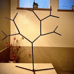 BLACK JEWELRY TREE NECKLACE ORGANIZER