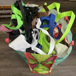 60+Reusable Bags In Good Condition